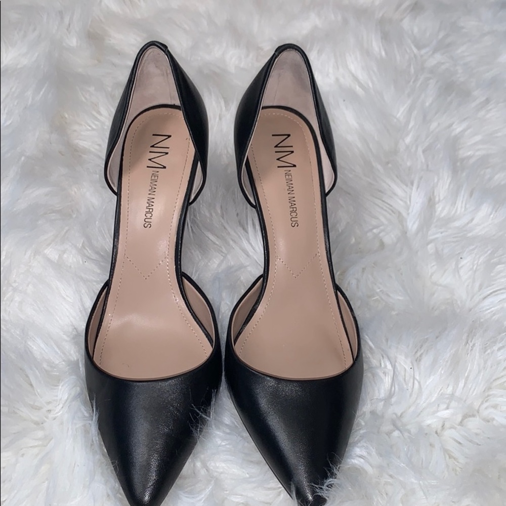 Black short heels